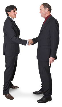 image of 2 people shaking hands